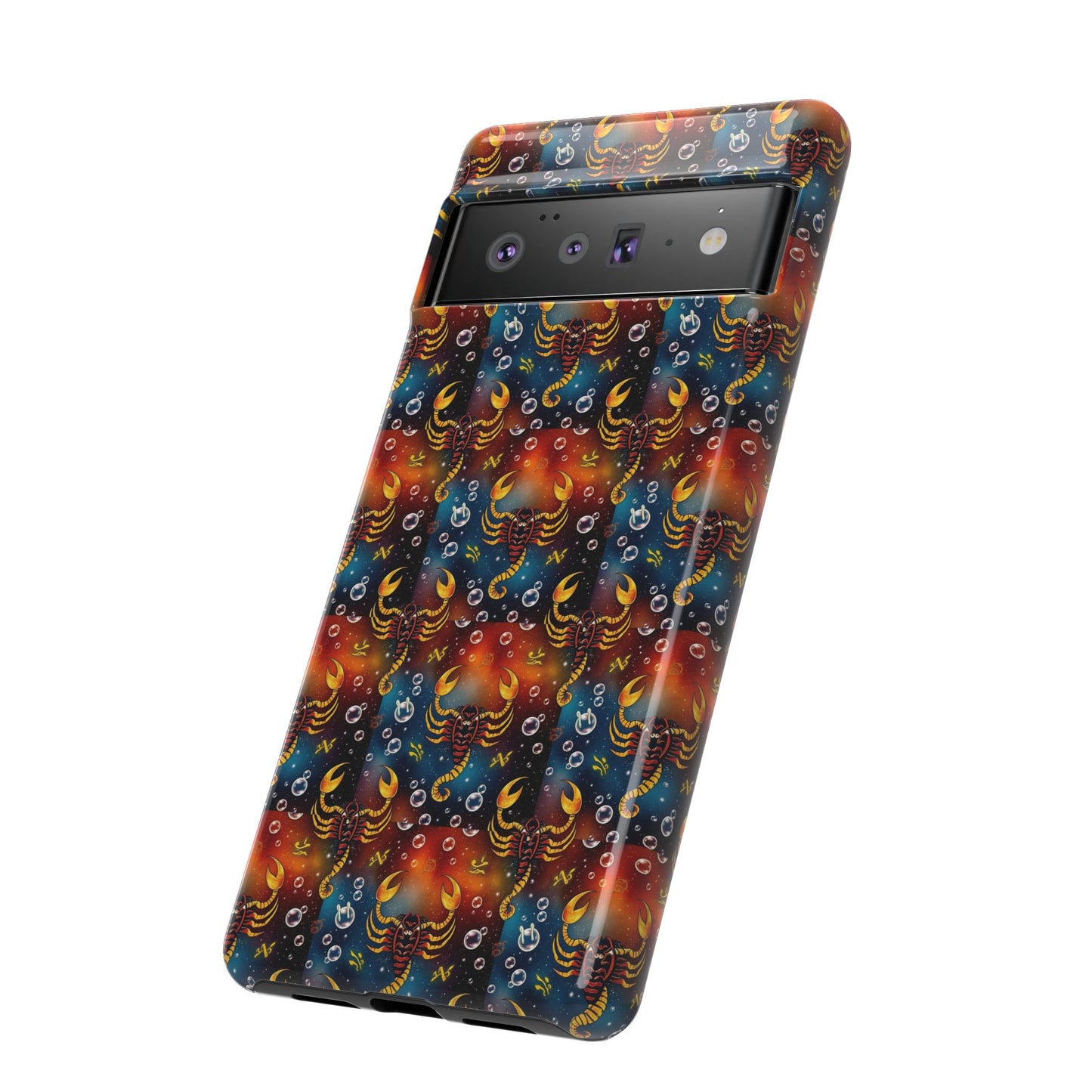 Tough Cases, Scorpio, Zodiac v2, Bubble Pattern