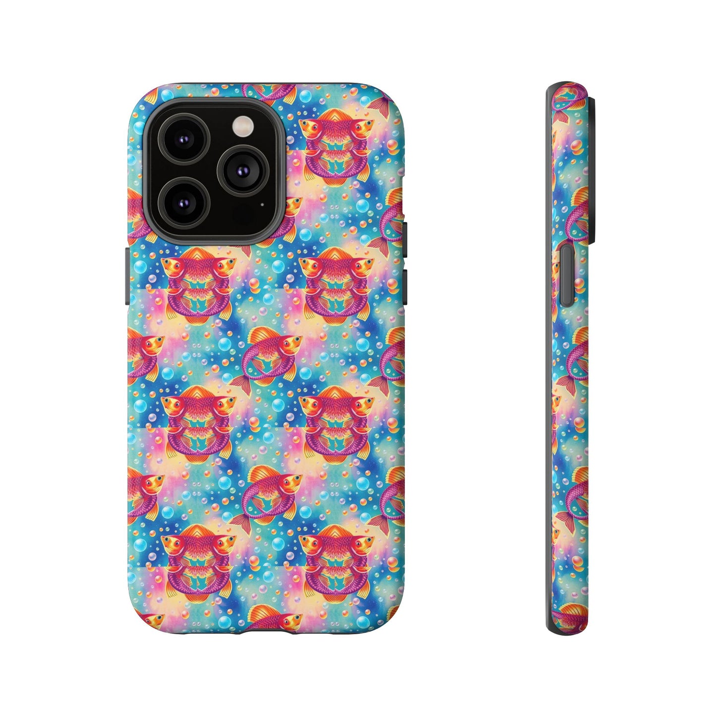 Tough Cases, Pisces, Zodiac v1, Bubble Pattern