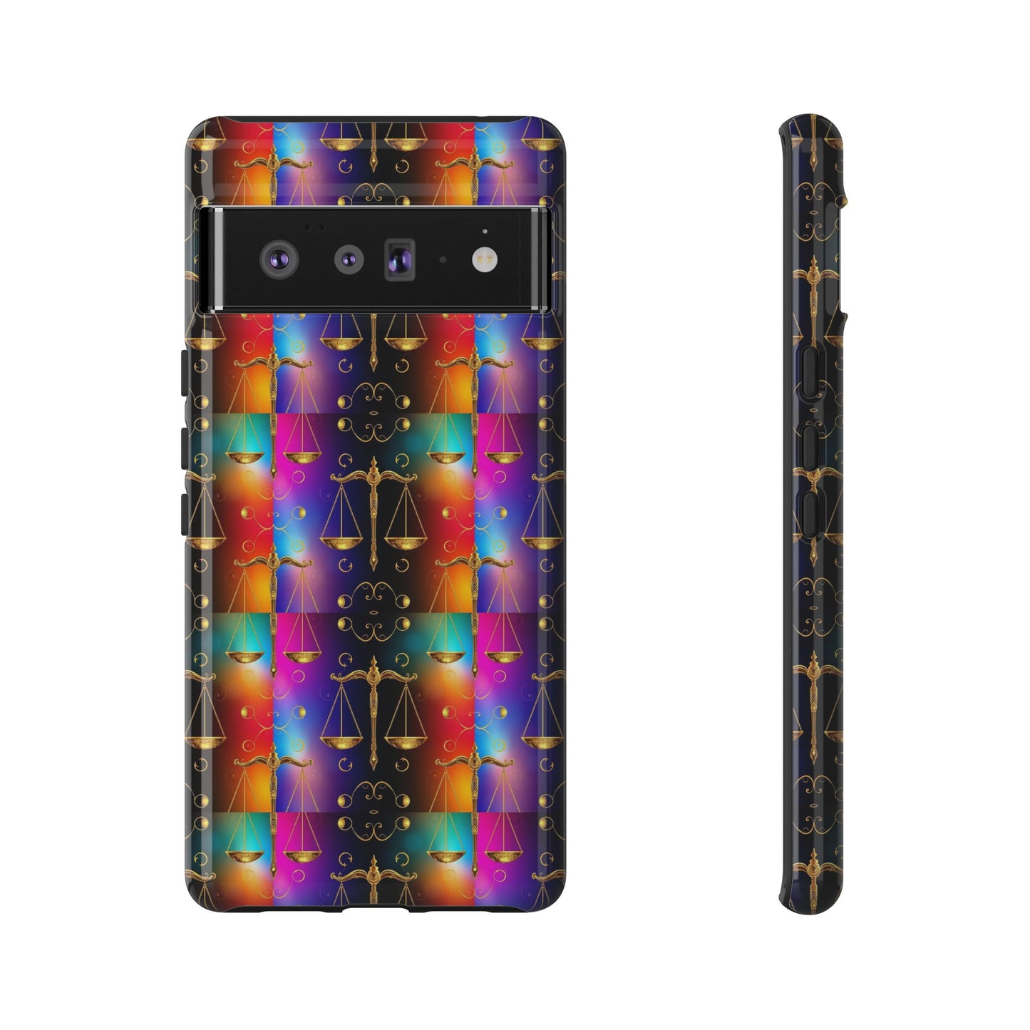 Tough Cases, Libra, Zodiac v1, Metal Pattern