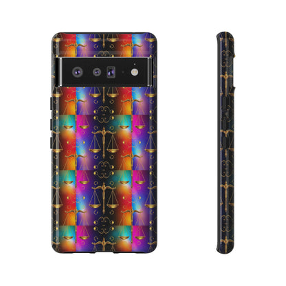 Tough Cases, Libra, Zodiac v1, Metal Pattern
