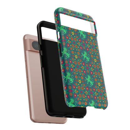 Tough Cases, Leo, Zodiac v3, Flower Pattern