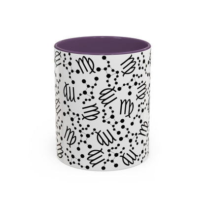 Accent Coffee Mug with the Virgo sign (11, 15oz)