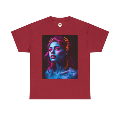 Unisex Heavy Cotton T-Shirt, Scorpio, Zodiac, Sexy Art