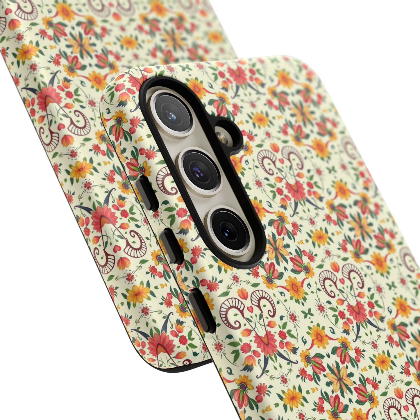 Tough Cases, Aries, Zodiac, Flower Pattern