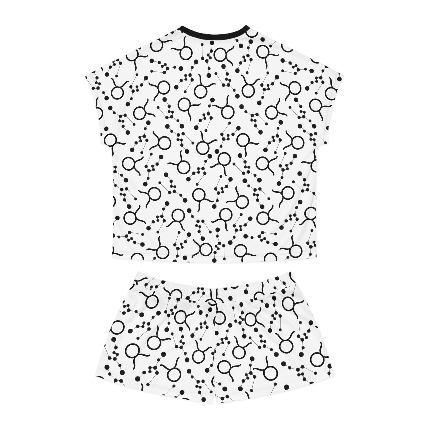 Women's Short Pajama Set Taurus Zodiac Sign (AOP)