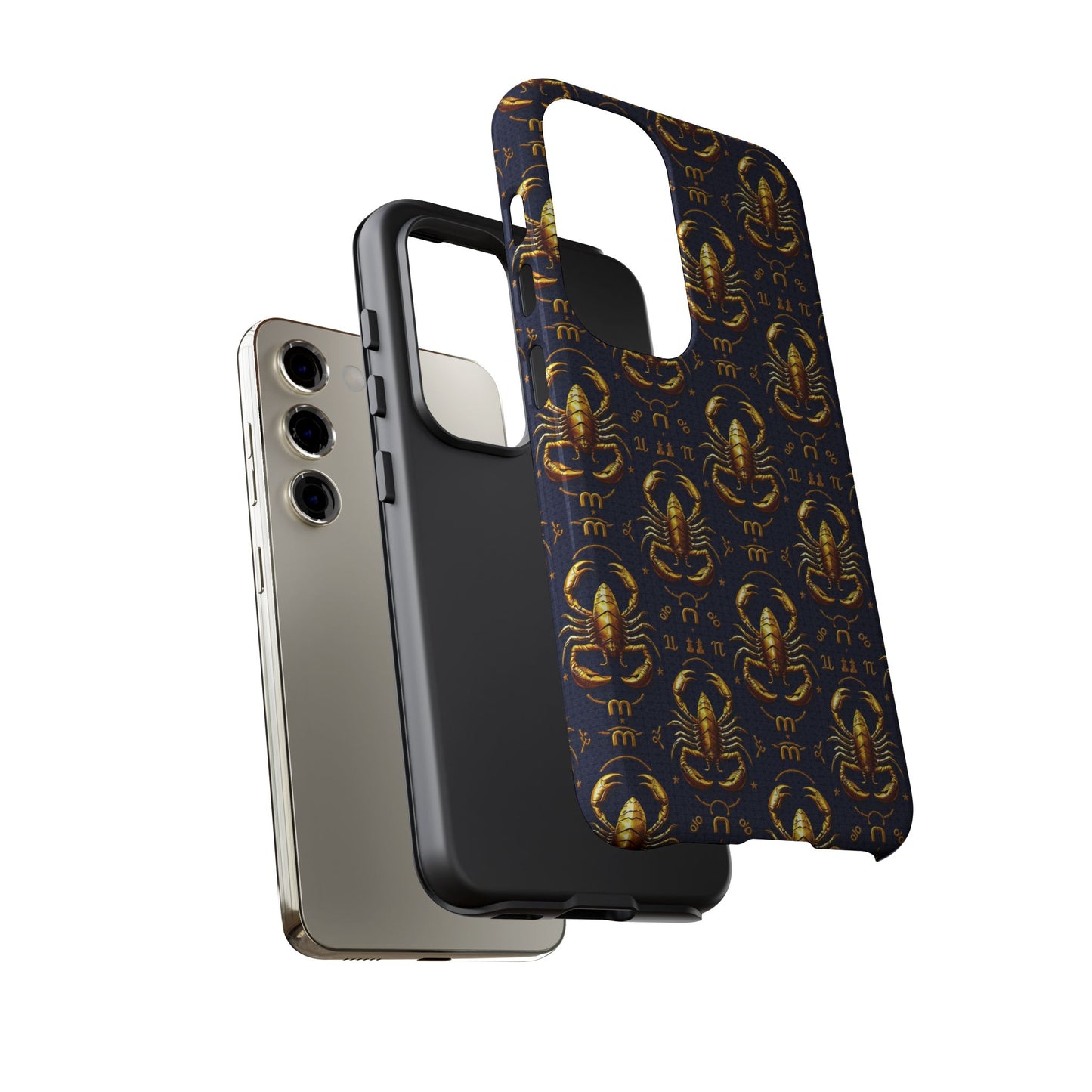 Tough Cases, Scorpio, Zodiac, Metal Pattern