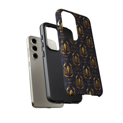 Tough Cases, Scorpio, Zodiac, Metal Pattern