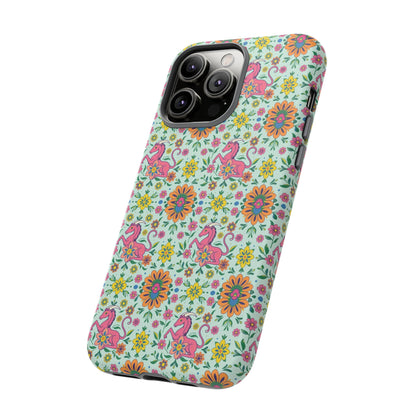 Tough Cases, Aquarius, Zodiac, Flower Pattern