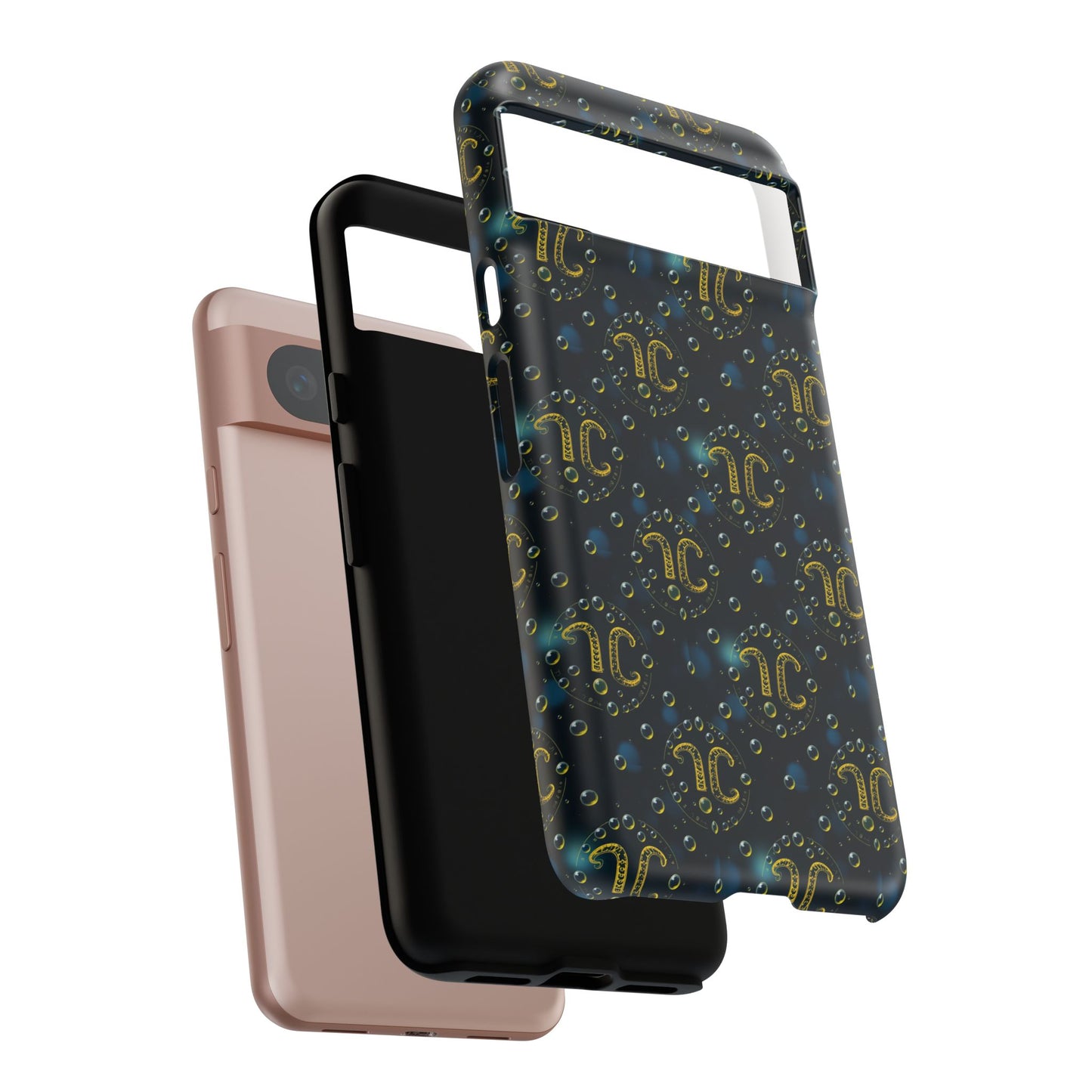 Tough Cases, Aquarius, Zodiac v2, Bubble Pattern