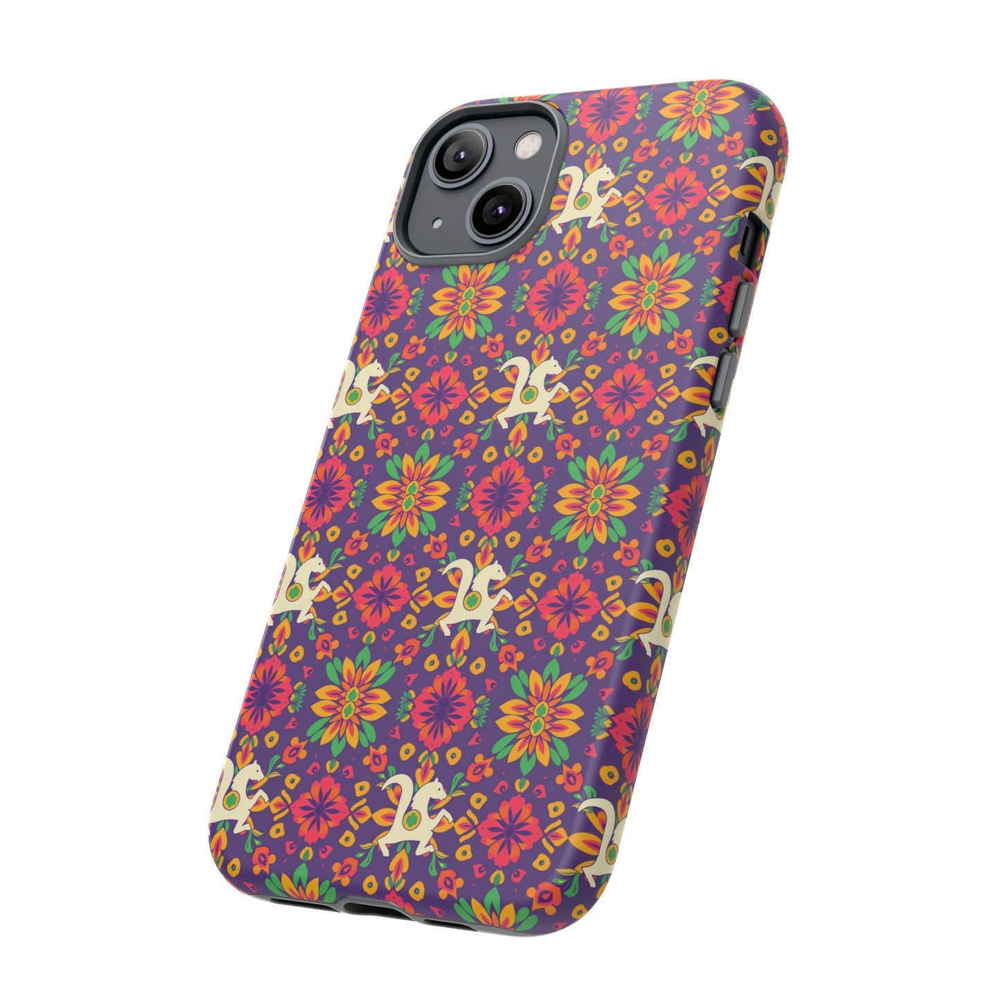 Tough Cases, Aquarius, Zodiac v1, Flower Pattern