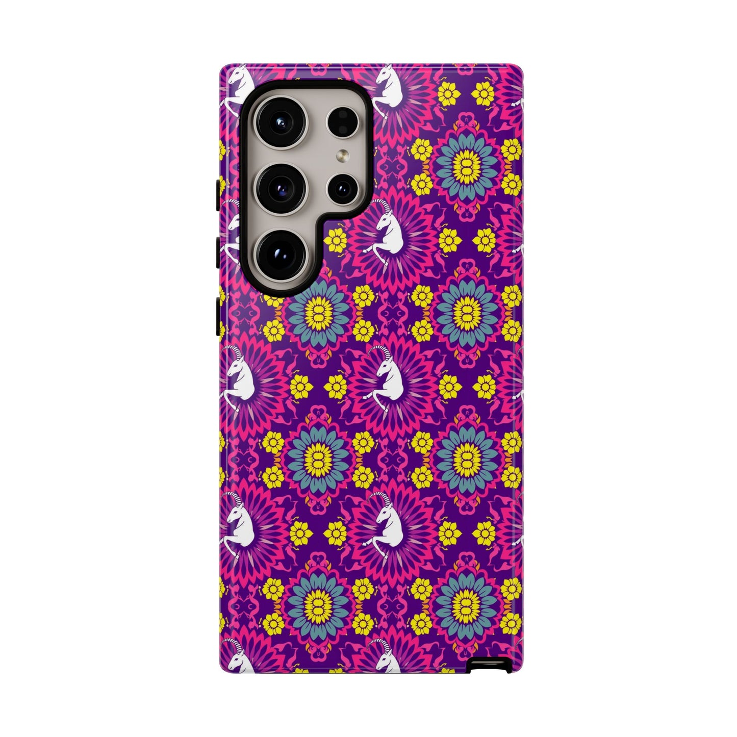 Tough Cases, Capricorn, Zodiac, Flower Pattern