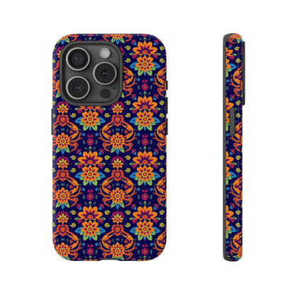 Tough Cases, Cancer, Zodiac, Flower Pattern