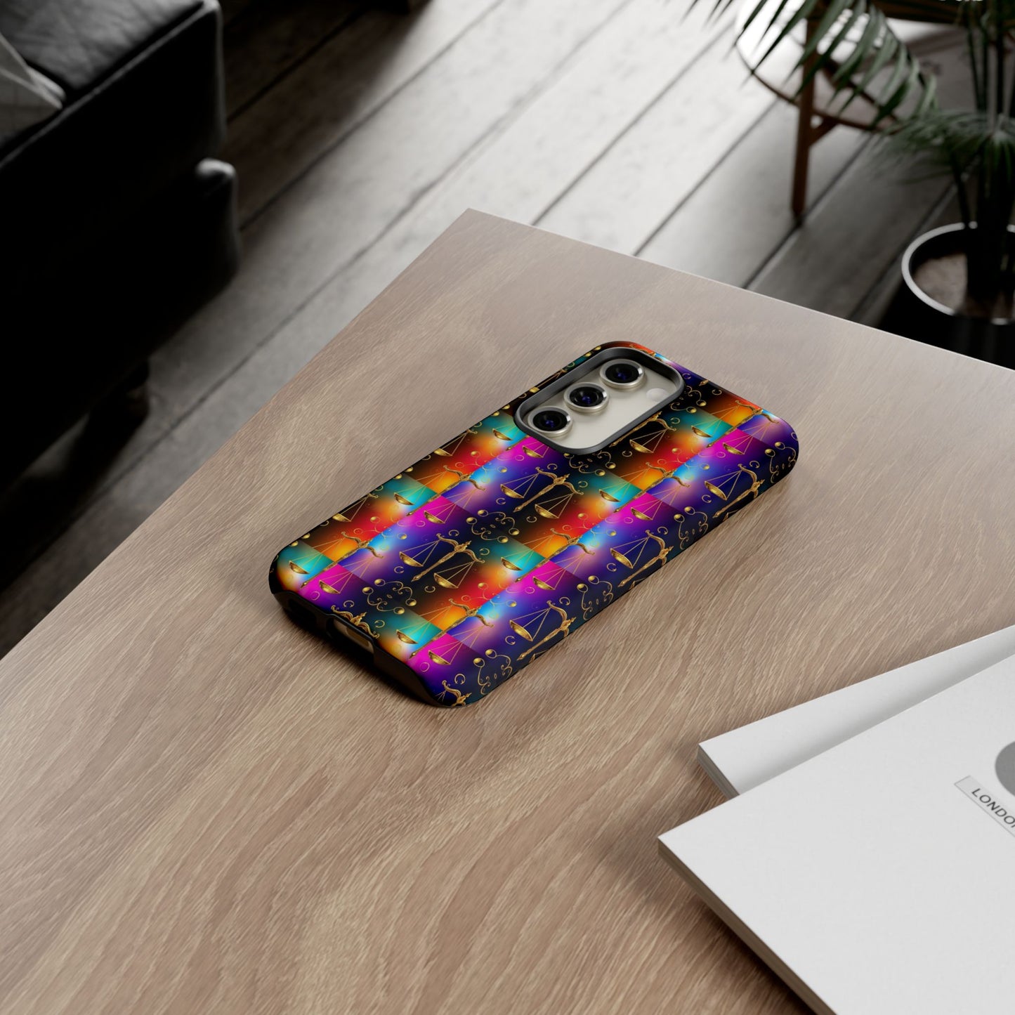Tough Cases, Libra, Zodiac v1, Metal Pattern