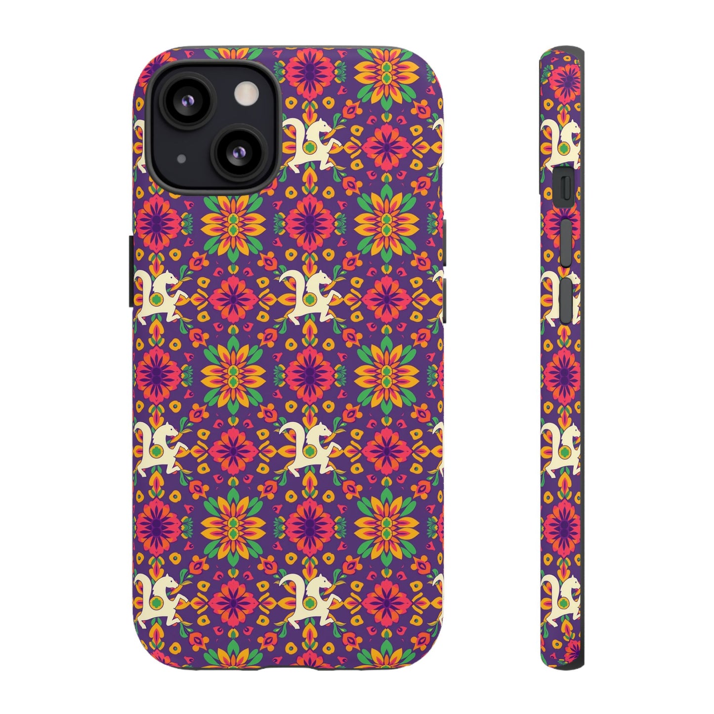Tough Cases, Aquarius, Zodiac v1, Flower Pattern
