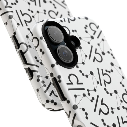 Tough Cases with the Libra Zodiac sign for iPhone, Samsung Galaxy, and Google Pixel devices