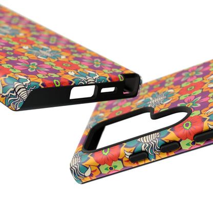 Tough Cases, Scorpio, Zodiac v3, Flower Pattern