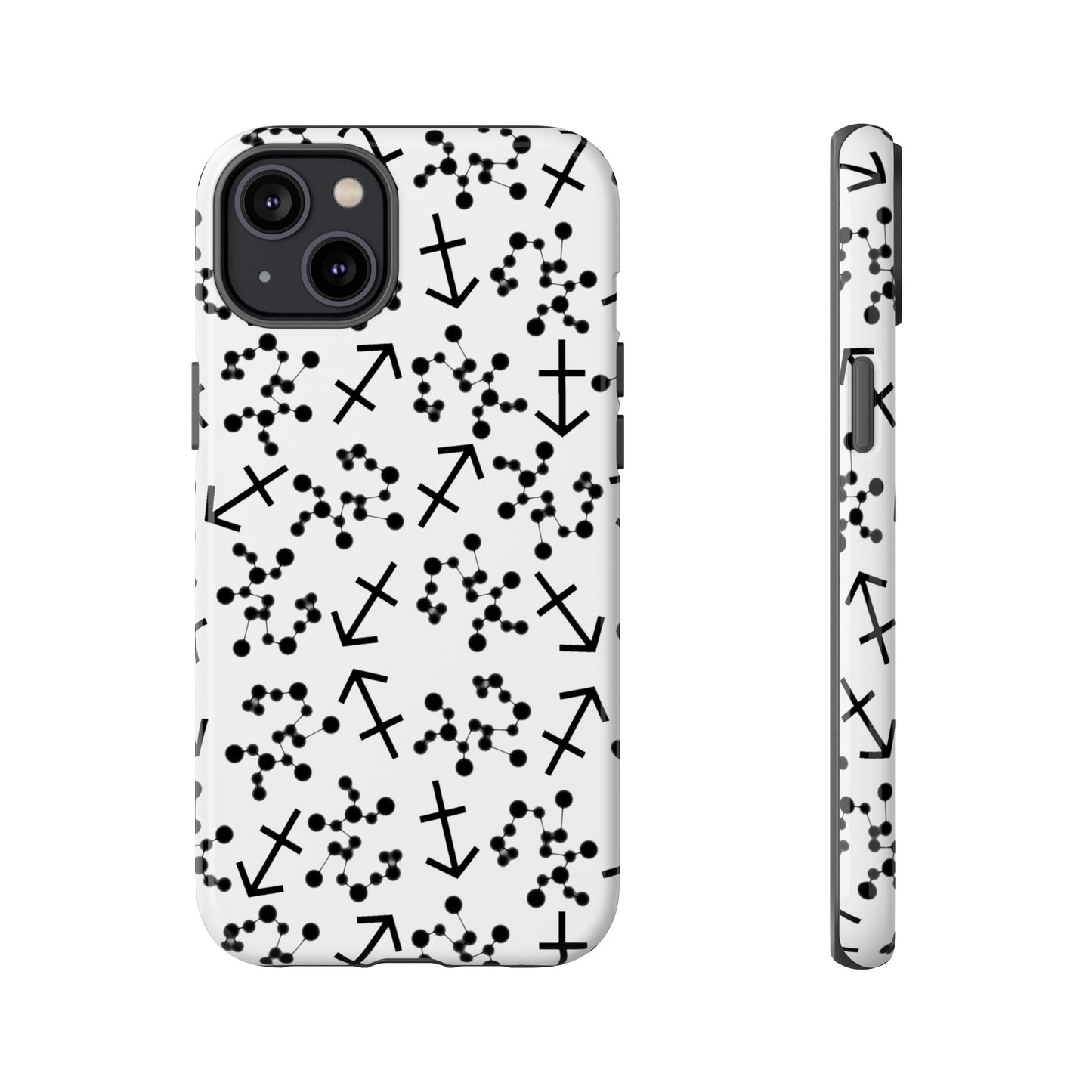 Tough Cases with the Sagittarius Zodiac sign for iPhone, Samsung Galaxy, and Google Pixel devices