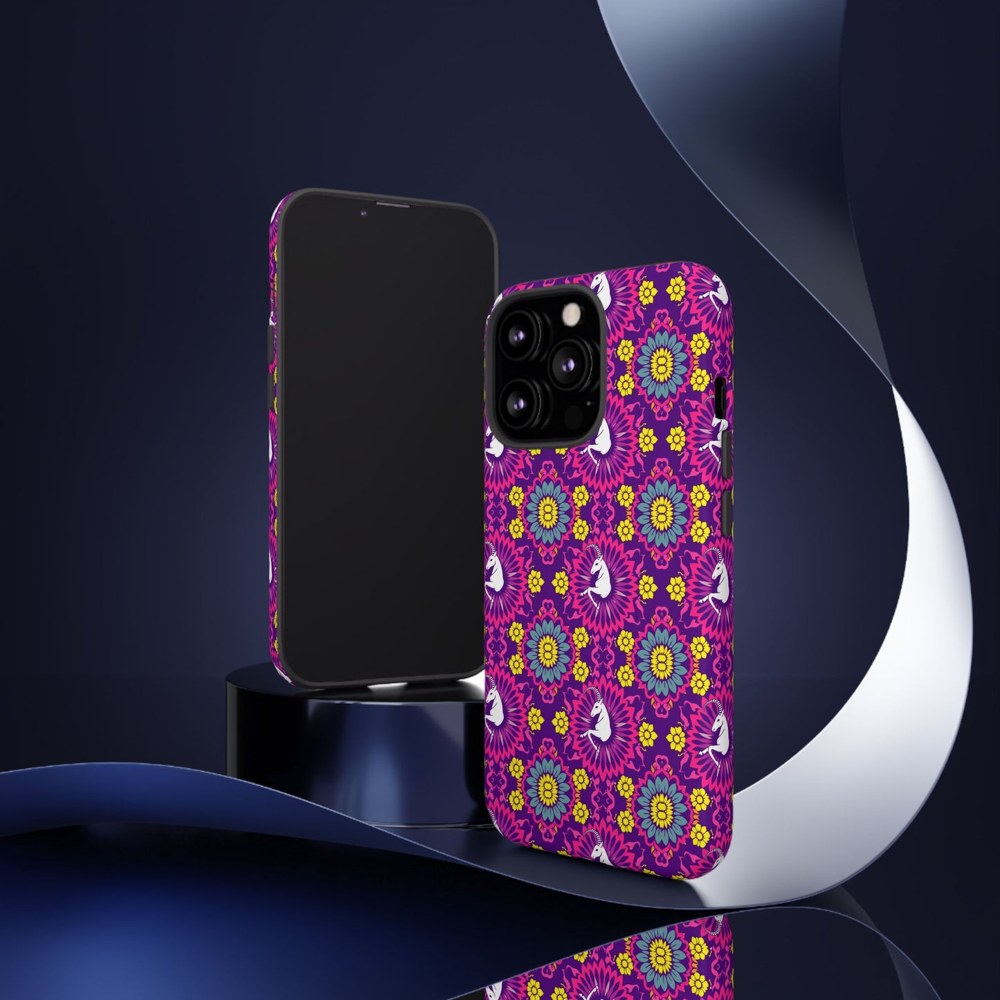 Tough Cases, Capricorn, Zodiac, Flower Pattern