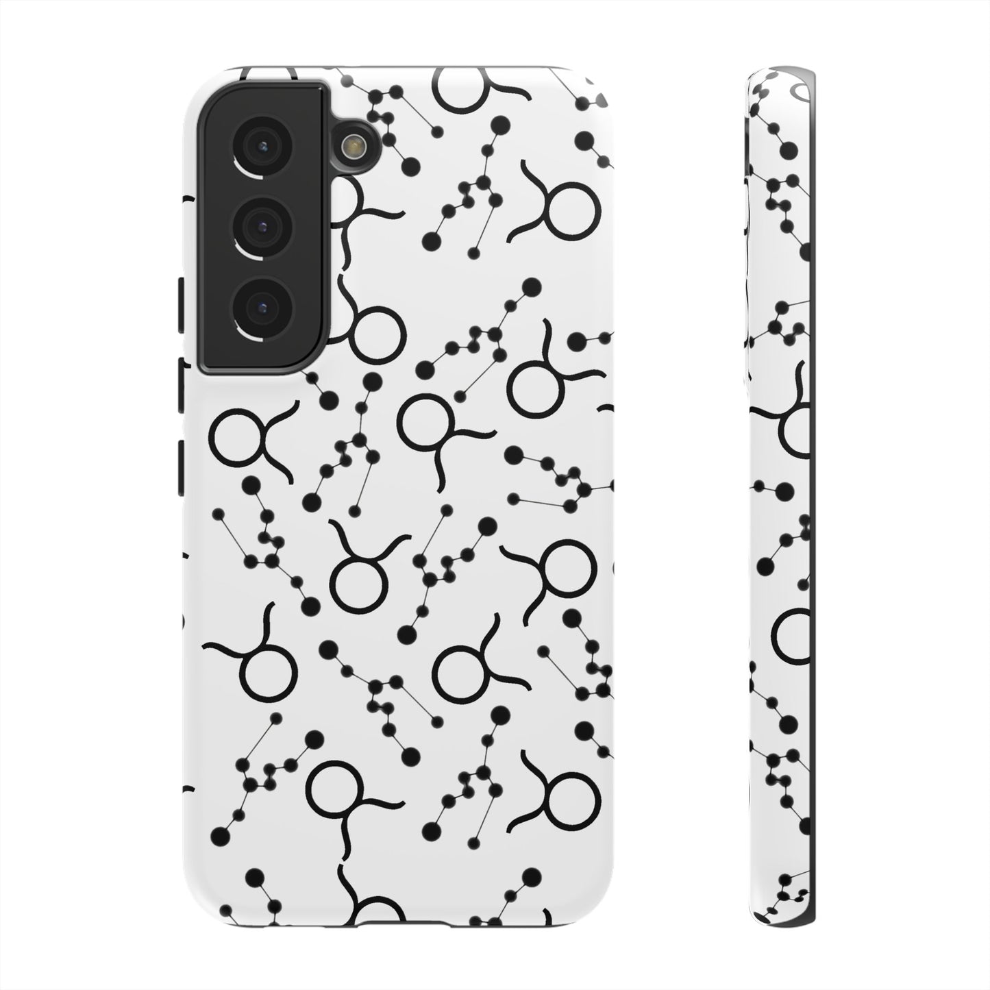 Tough Cases with the Taurus Zodiac sign for iPhone, Samsung Galaxy, and Google Pixel devices