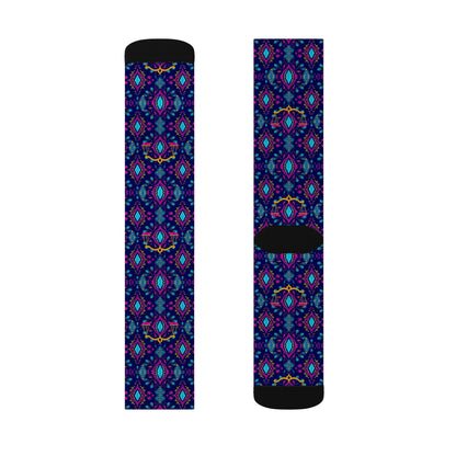 Sublimation Socks, Libra, Zodiac v2, Jewel Pattern