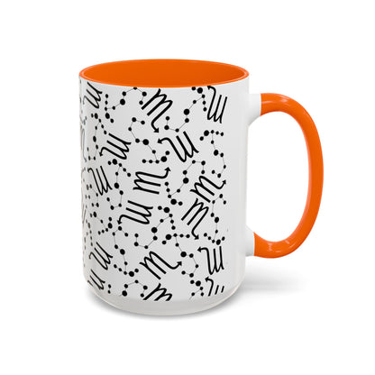 Accent Coffee Mug with the Scorpio sign (11, 15oz)