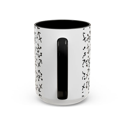 Accent Coffee Mug with the Sagittarius sign (11, 15oz)