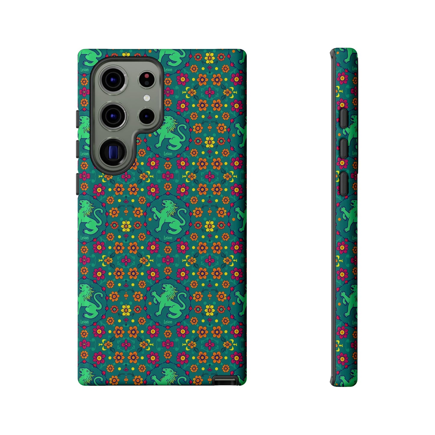 Tough Cases, Leo, Zodiac v3, Flower Pattern