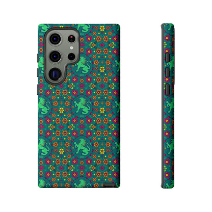 Tough Cases, Leo, Zodiac v3, Flower Pattern
