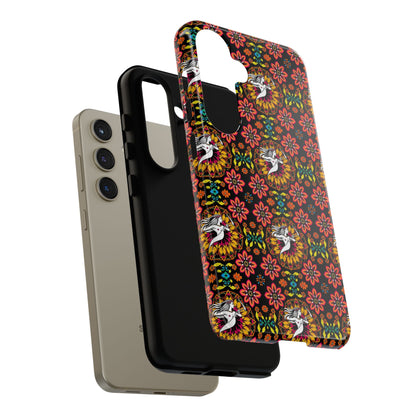 Tough Cases, Sagittarius, Zodiac v2, Flower Pattern