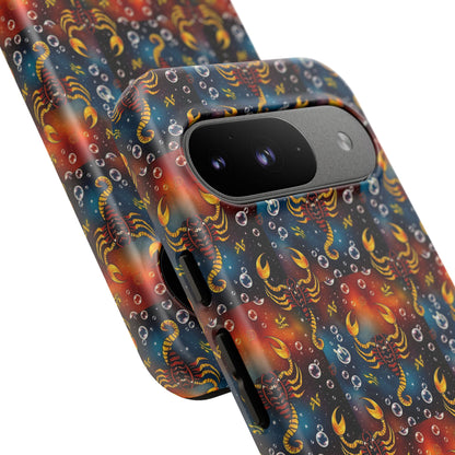 Tough Cases, Scorpio, Zodiac v2, Bubble Pattern