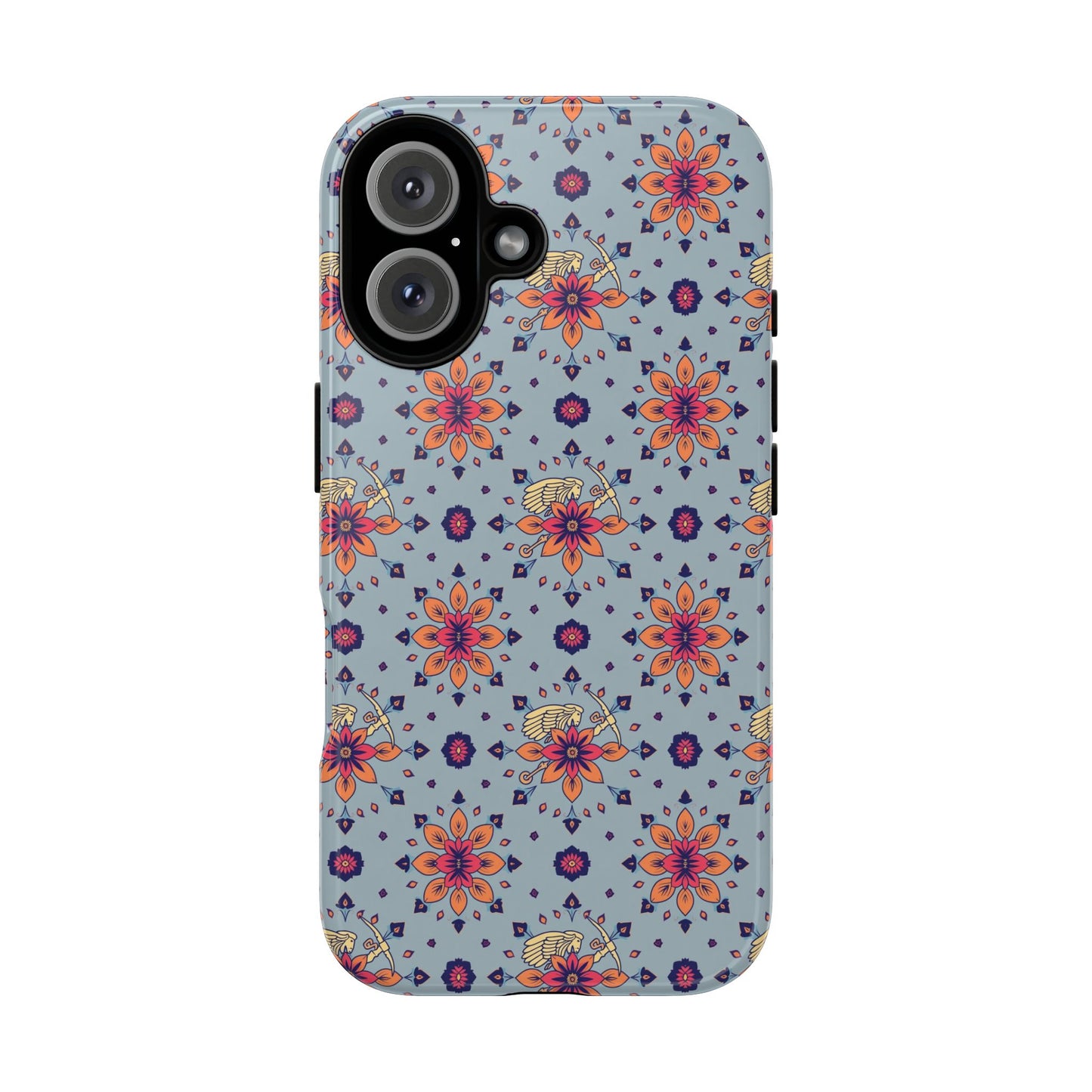 Tough Cases, Sagittarius, Zodiac v3, Flower Pattern