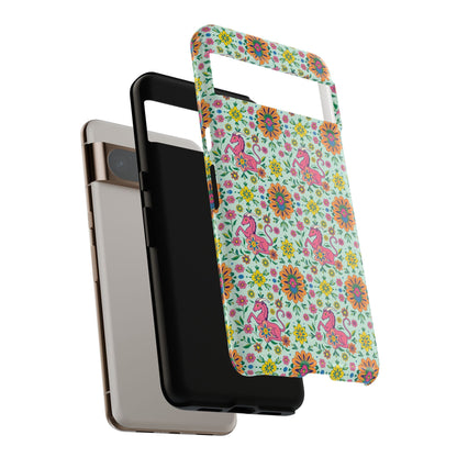 Tough Cases, Aquarius, Zodiac, Flower Pattern