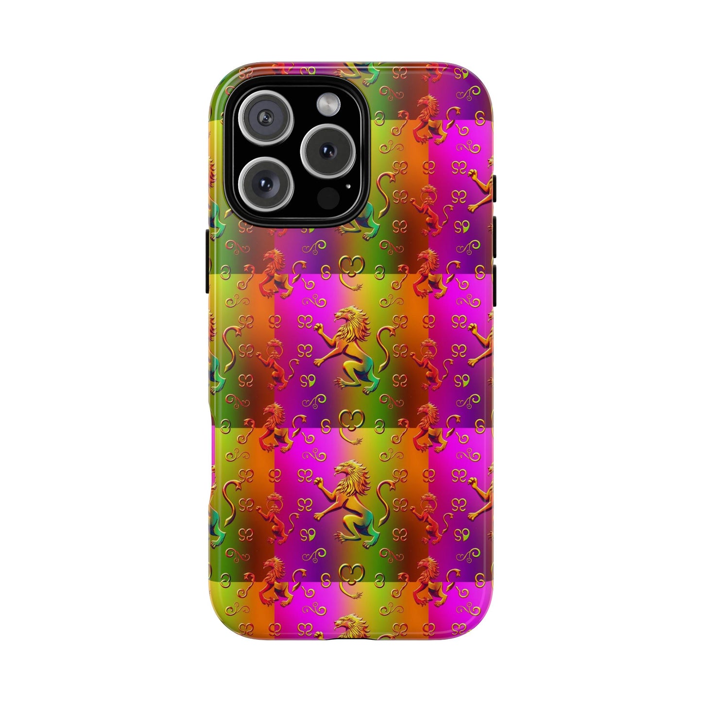Tough Cases, Leo, Zodiac v1, Metal Pattern
