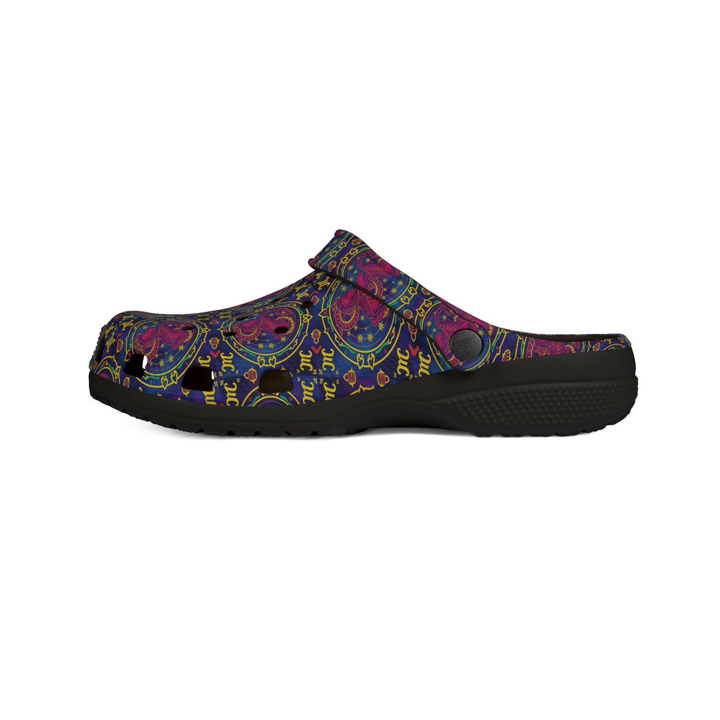 EVA Foam Rubber Shoes, (AOP), Capricorn, Zodiac, Pattern