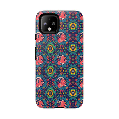 Tough Cases, Capricorn, Zodiac v1, Flower Pattern
