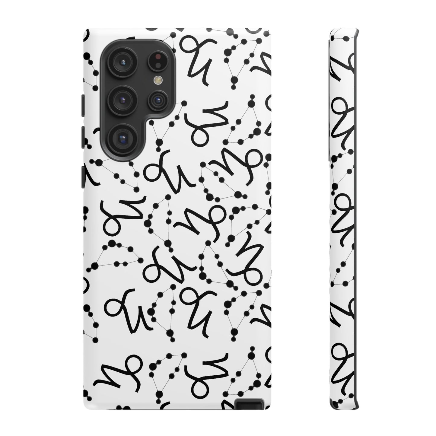 Tough Cases with the Capricorn Zodiac sign for iPhone, Samsung Galaxy, and Google Pixel devices