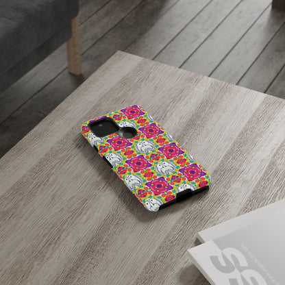 Tough Cases, Pisces, Zodiac v2, Flower Pattern