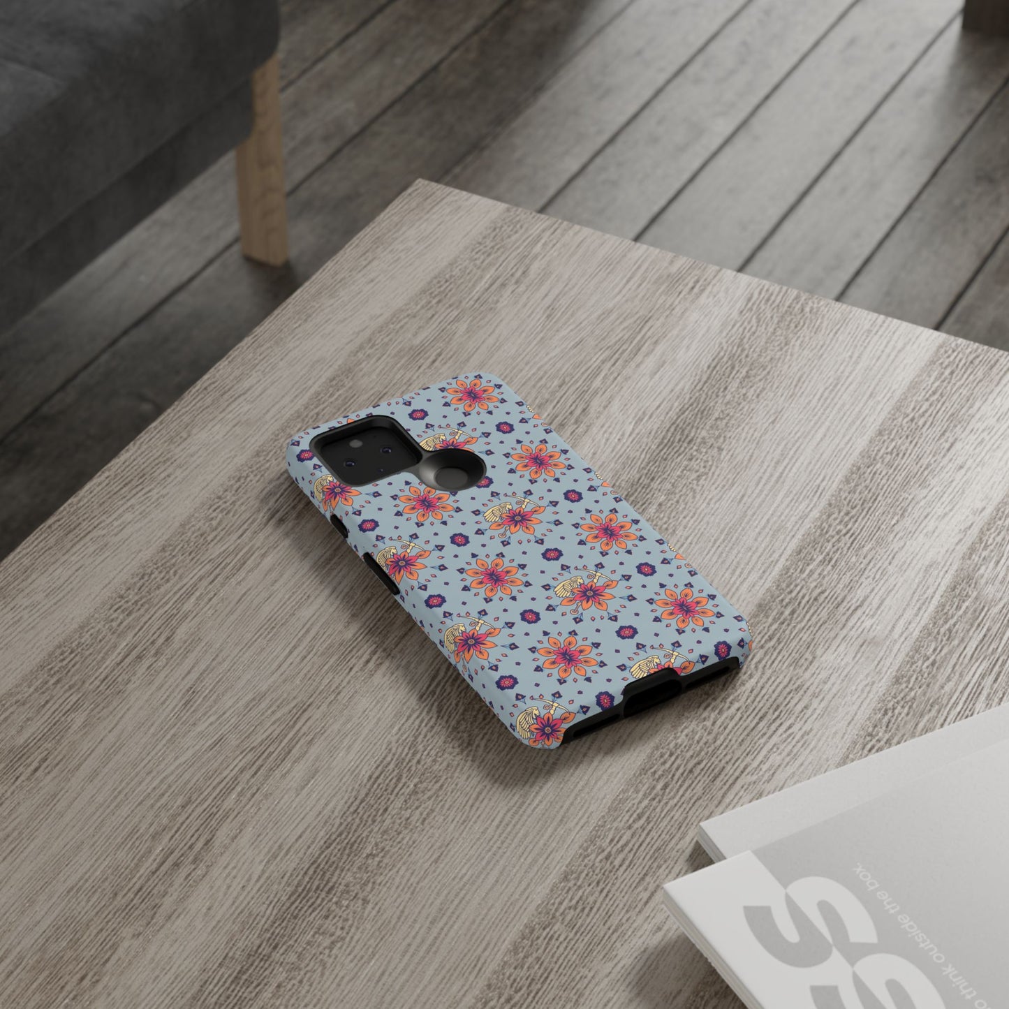 Tough Cases, Sagittarius, Zodiac v3, Flower Pattern