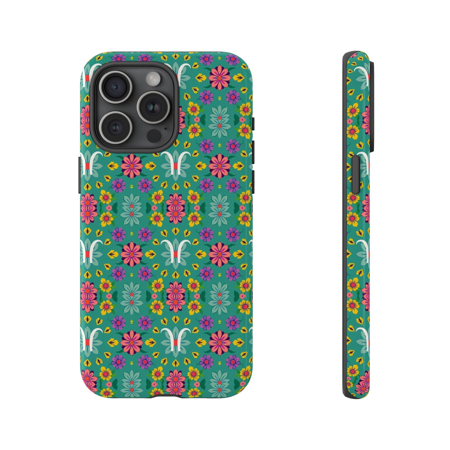 Tough Cases, Aquarius, Zodiac v4, Flower Pattern