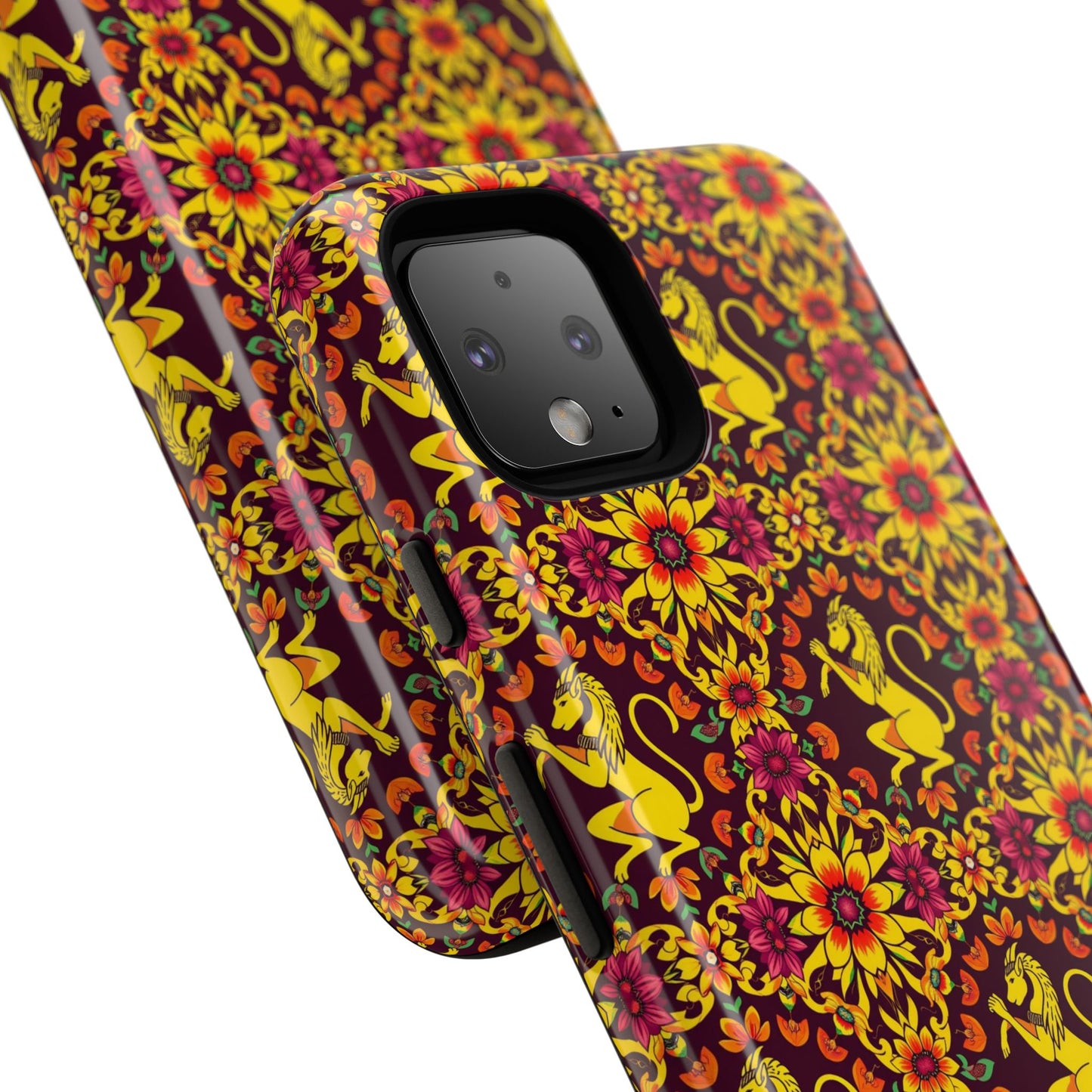 Tough Cases, Virgo, Zodiac v1, Flower Pattern