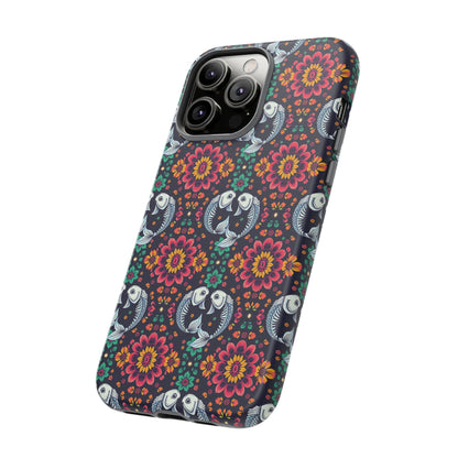Tough Cases, Pisces, Zodiac v4, Flower Pattern