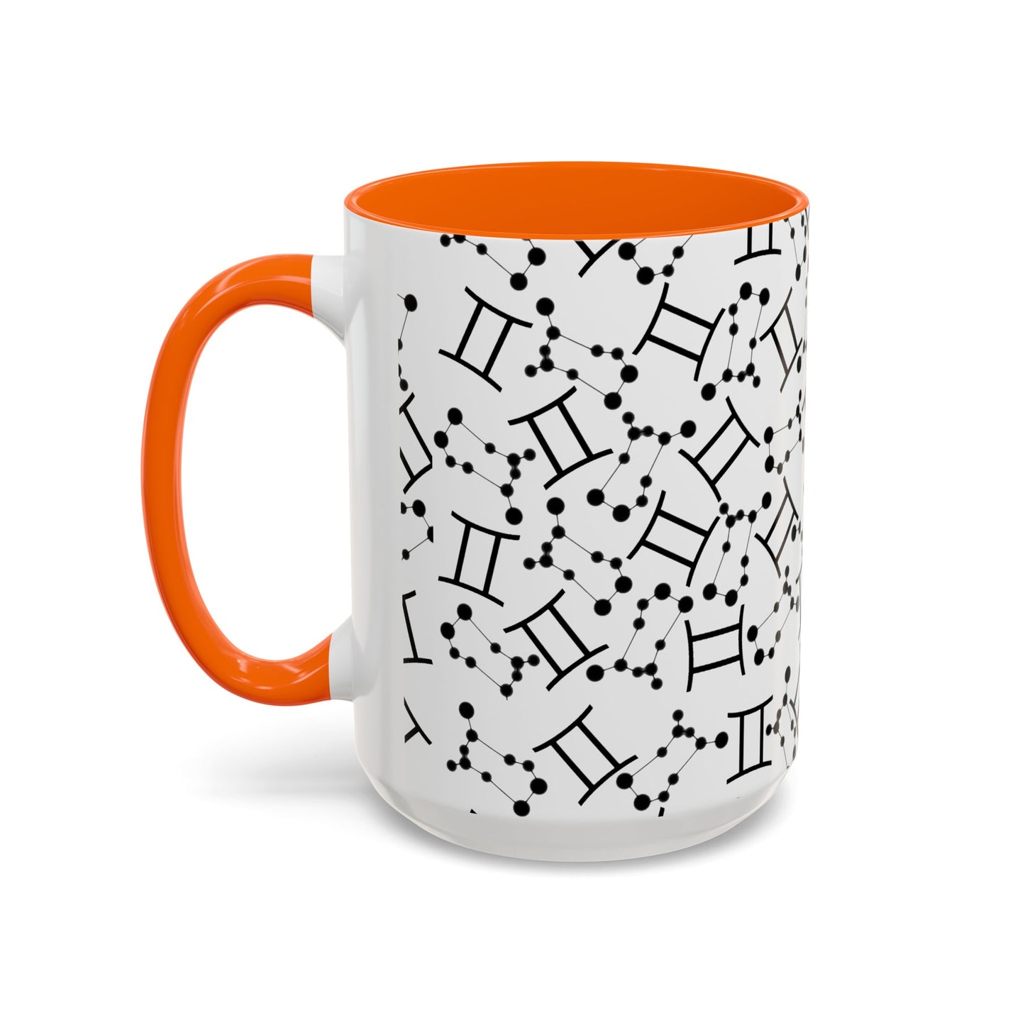 Accent Coffee Mug with the Gemini sign (11, 15oz)