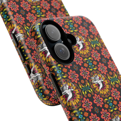 Tough Cases, Sagittarius, Zodiac v2, Flower Pattern
