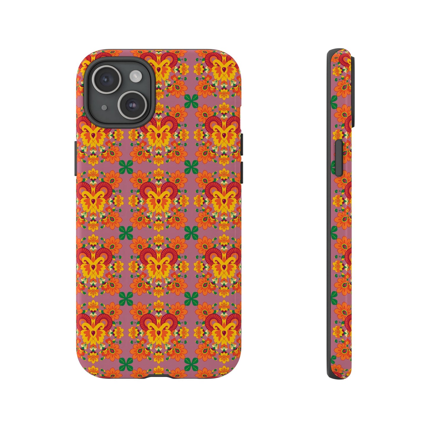 Tough Cases, Aries, Zodiac v1, Flower Pattern