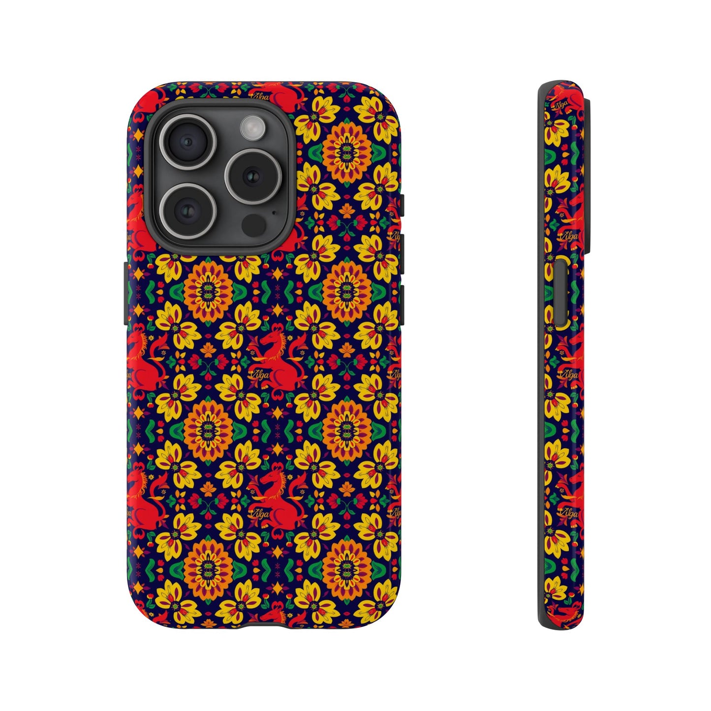 Tough Cases, Virgo, Zodiac v2, Flower Pattern
