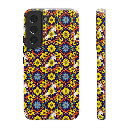 Tough Cases, Aquarius, Zodiac v3, Flower Pattern