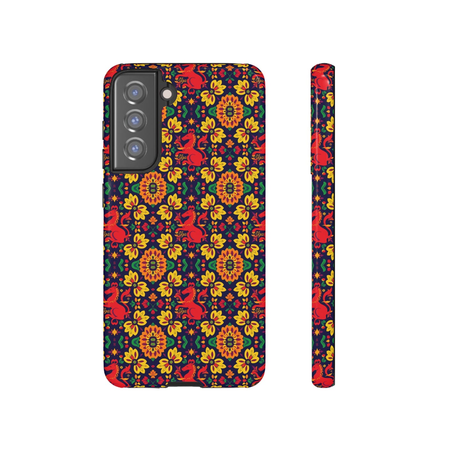 Tough Cases, Virgo, Zodiac v2, Flower Pattern