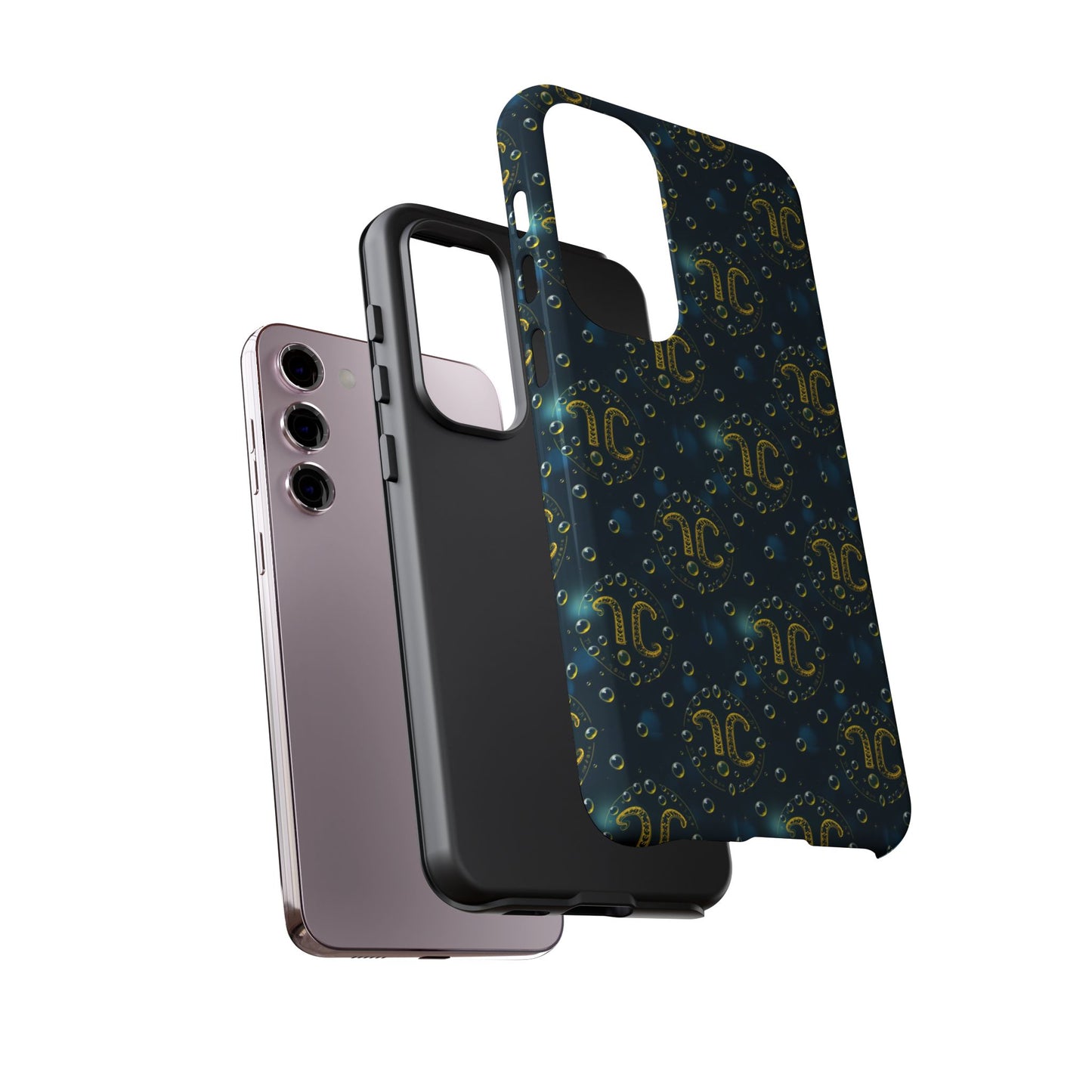 Tough Cases, Aquarius, Zodiac v2, Bubble Pattern
