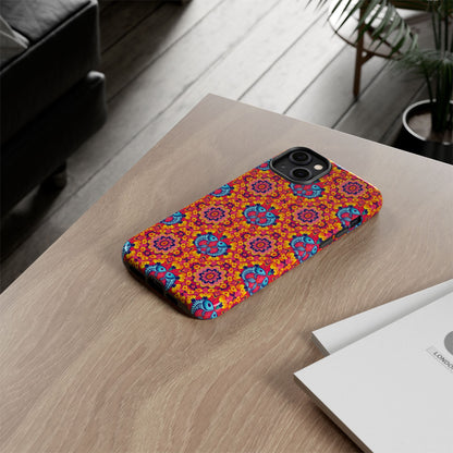 Tough Cases, Pisces, Zodiac v1, Flower Pattern