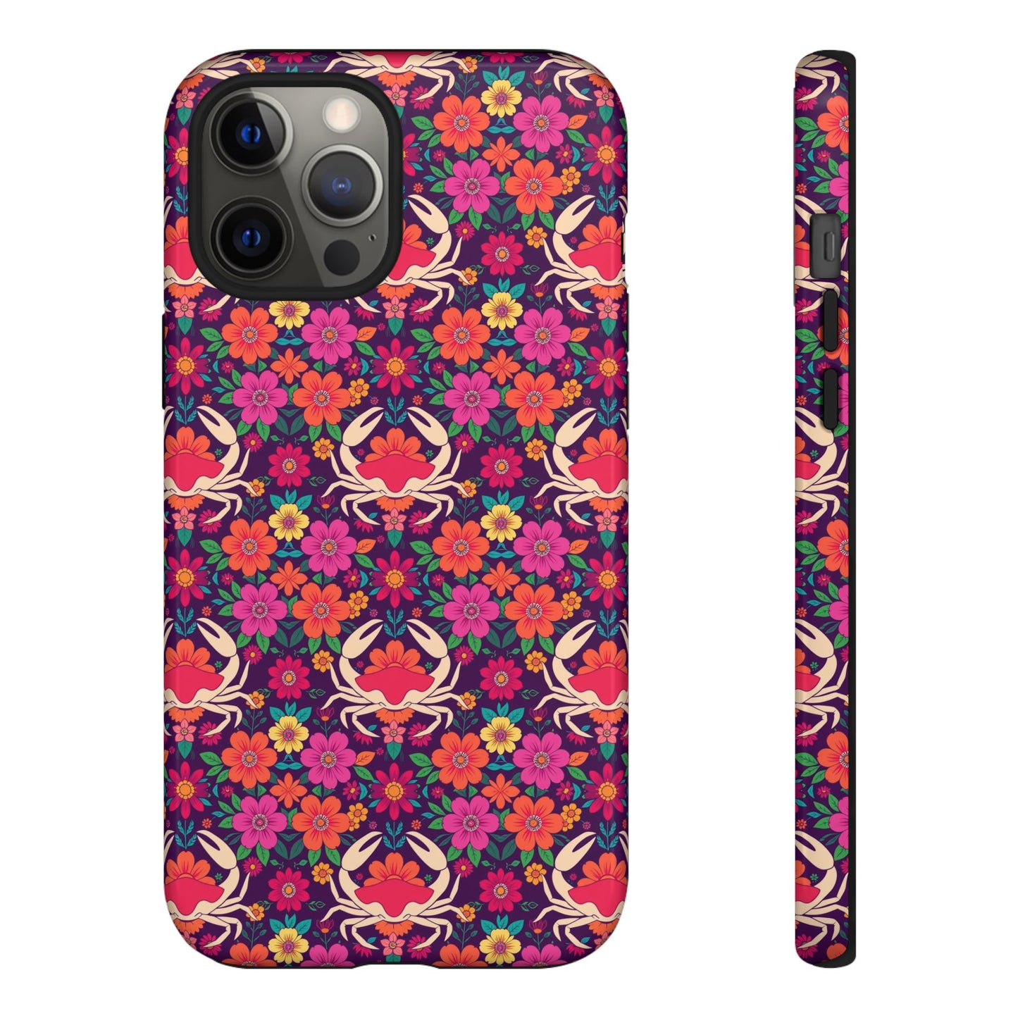 Tough Cases, Cancer, Zodiac v1, Flower Pattern